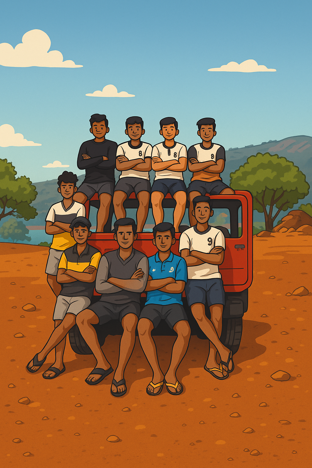 Traveling with friends